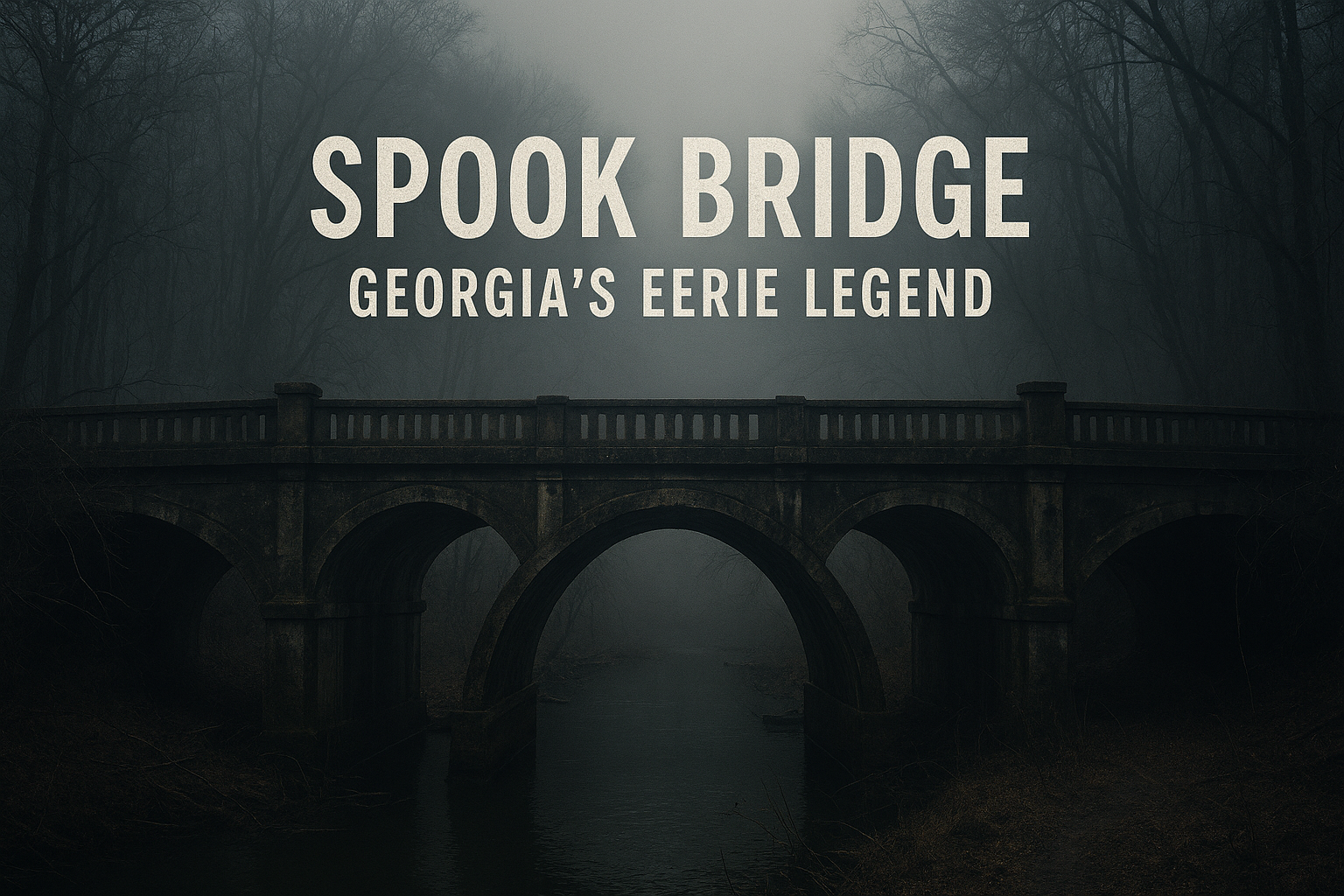 The Haunted History of Spook Bridge: Georgia’s Eerie Legend